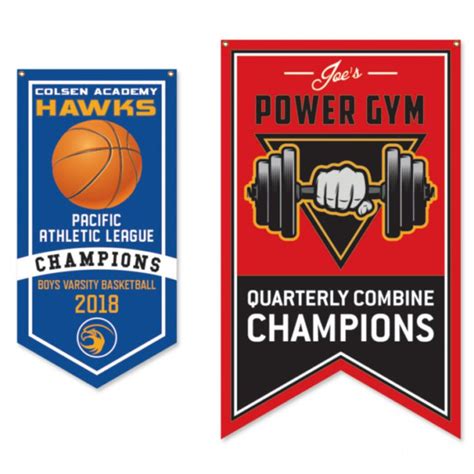 championship banners hanging